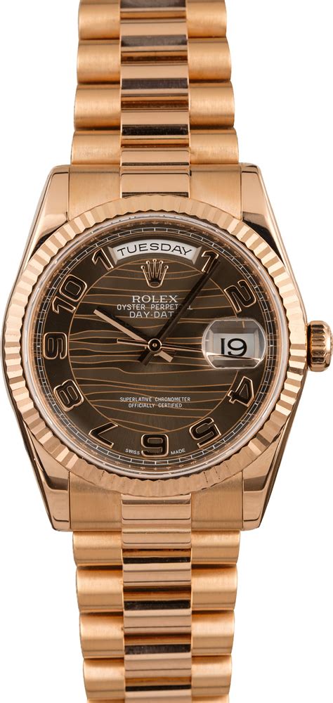 bronze rolex watch